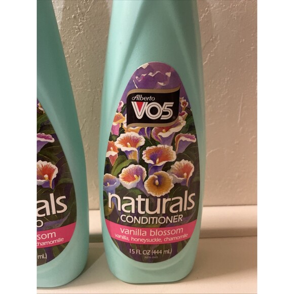 NOS Discontinued Alberto V05 Naturals shampoo & conditioner set Vanilla Prop USA - Picture 3 of 7